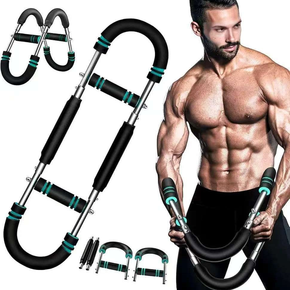 Adjustable U Shape Arm Strength Trainer Chest Muscle Fitness Equipment