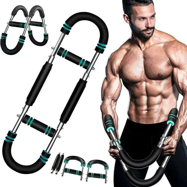 Adjustable U Shape Arm Strength Trainer Chest Muscle Fitness Equipment