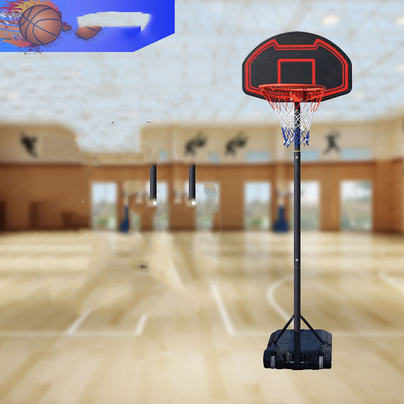 Outdoor Mobile Basketball Stand Adjustable Hoop for Teenagers and Children