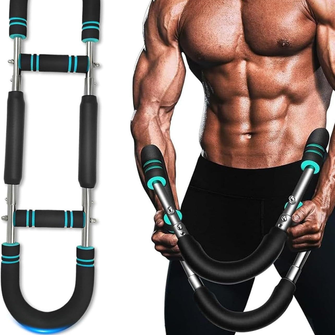 Adjustable U Shape Arm Strength Trainer Chest Muscle Fitness Equipment