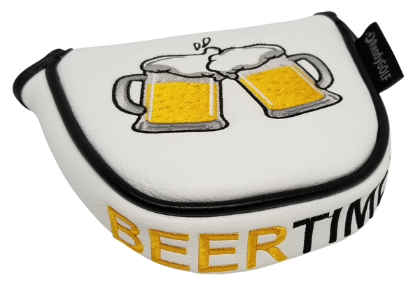 Beer Time Embroidered Putter Cover - Mallet