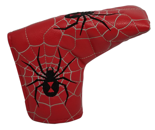 Black Widow Spider Embroidered Blade Putter Cover by ReadyGOLF