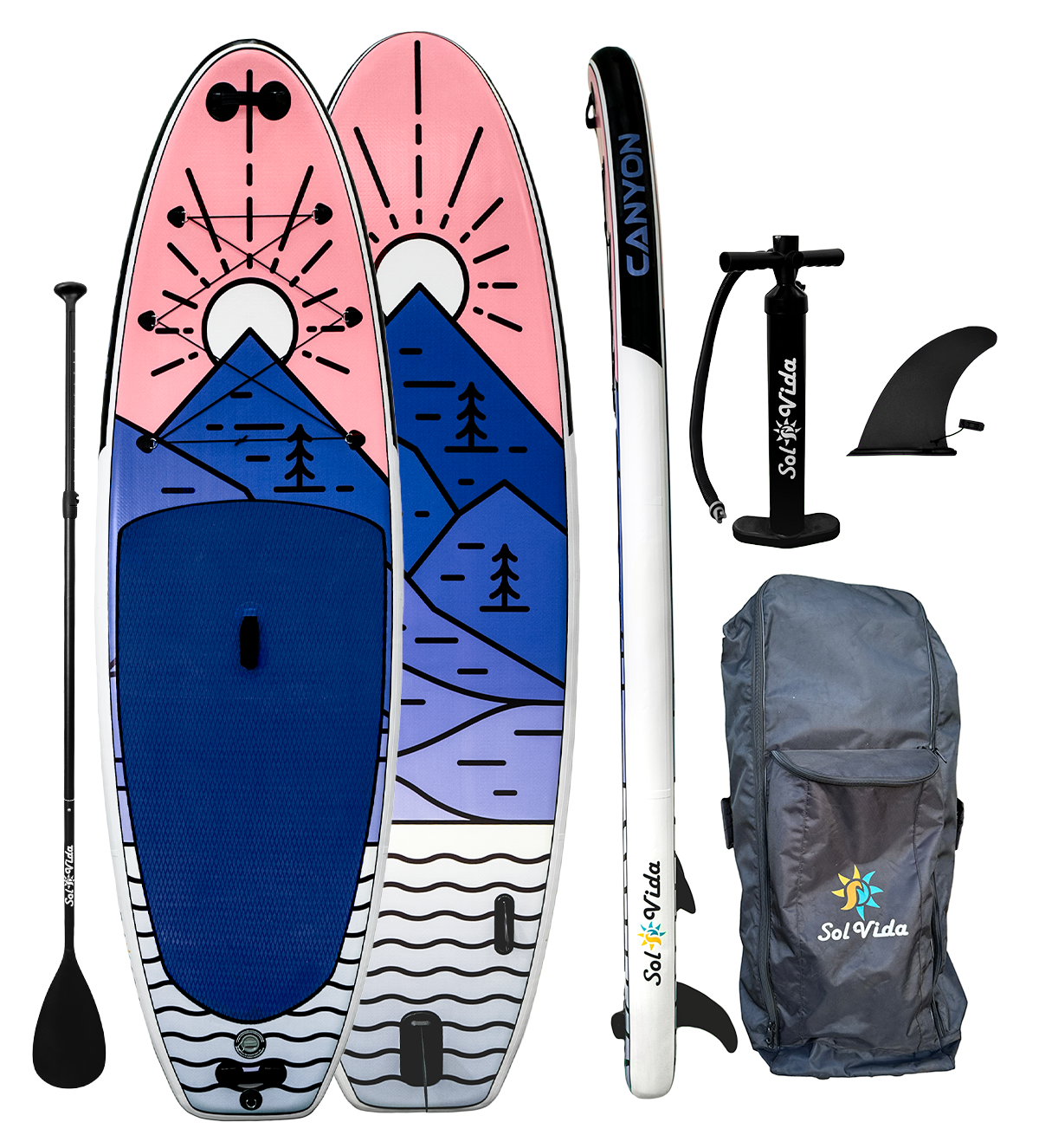 GrandSol Canyon Pack 11ft4 Inflatable Paddle Board Complete Set