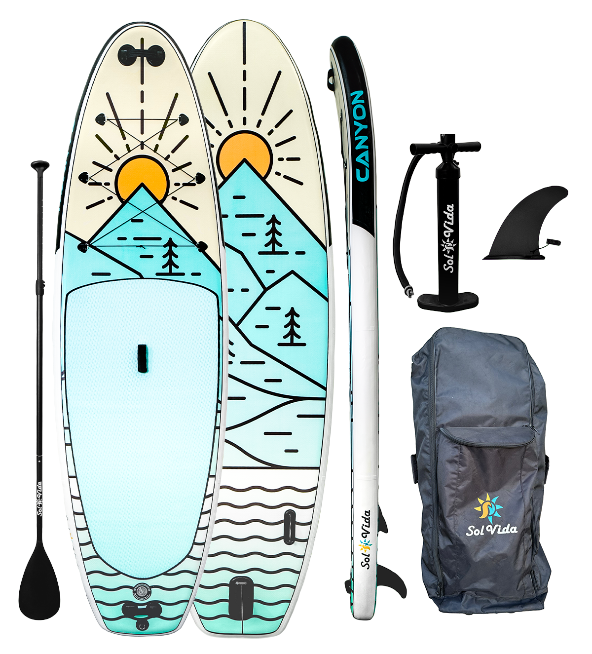 GrandSol Canyon Pack 11ft4 Inflatable Paddle Board Complete Set