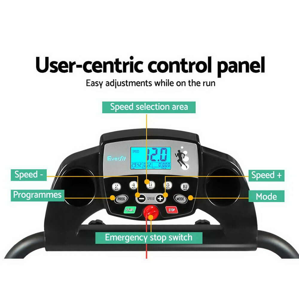 Electric Treadmill Home Gym Exercise Machine for Cardio Fitness