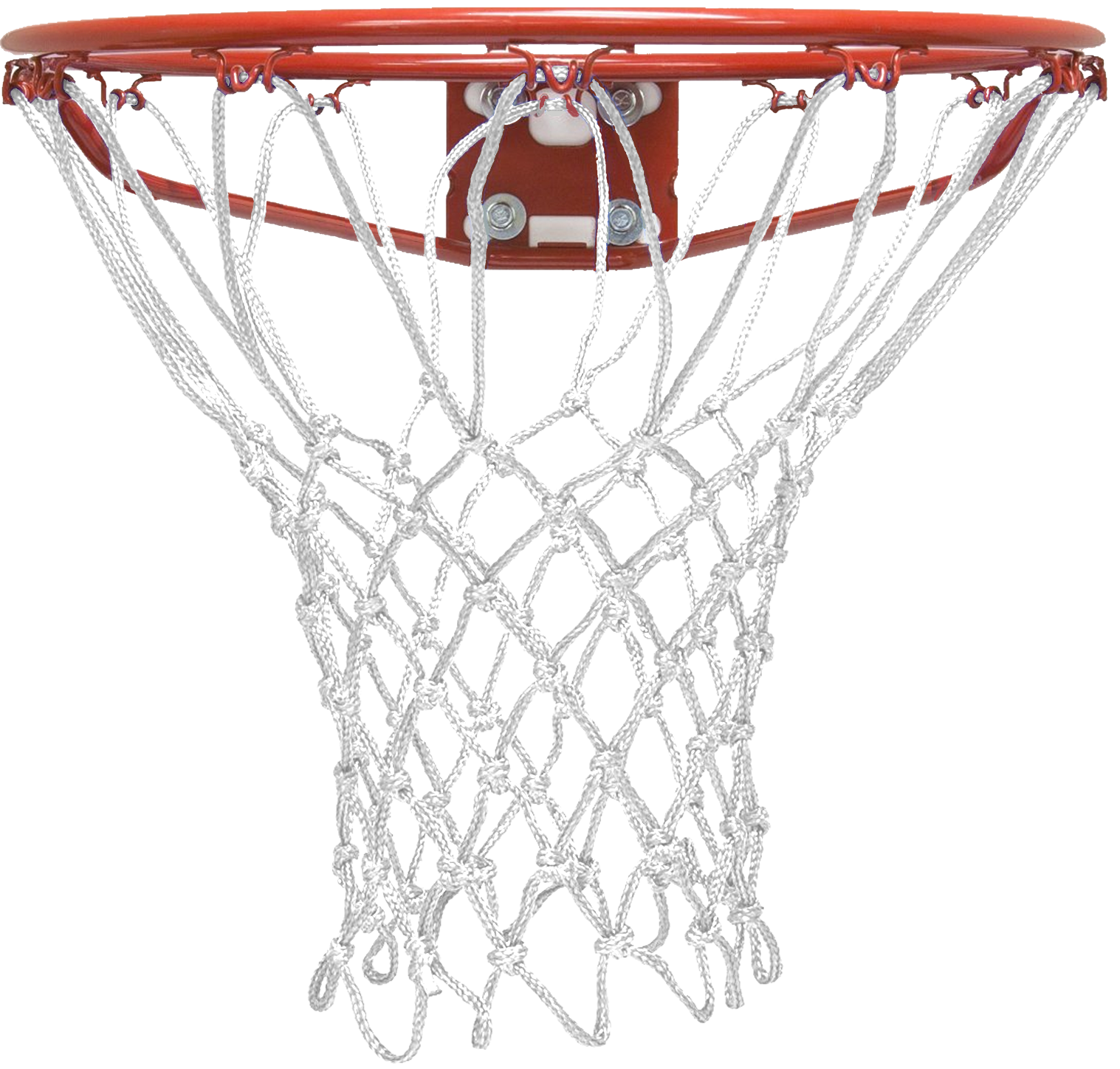Heavy Duty White Basketball Rim Net Replacement for Indoor Outdoor Hoops