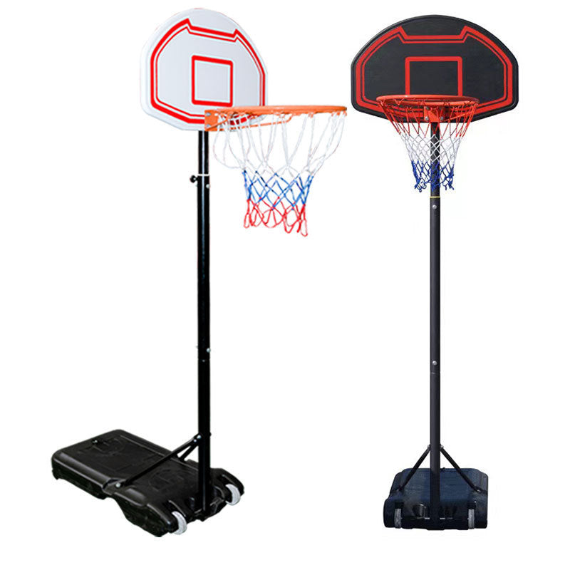 Outdoor Mobile Basketball Stand Adjustable Hoop for Teenagers and Children