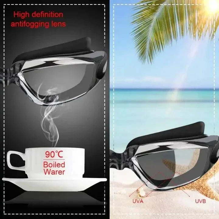 ClearView HD Swim Goggles Comfort Fit Adjustable Straps