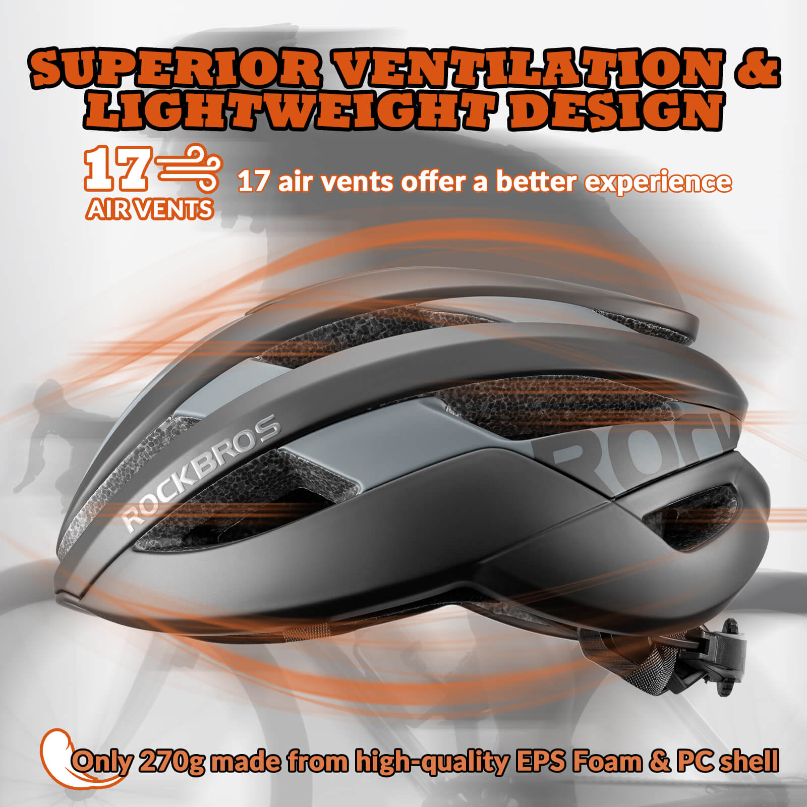 LK-12 Flowing Light Cycling Bike Helmet