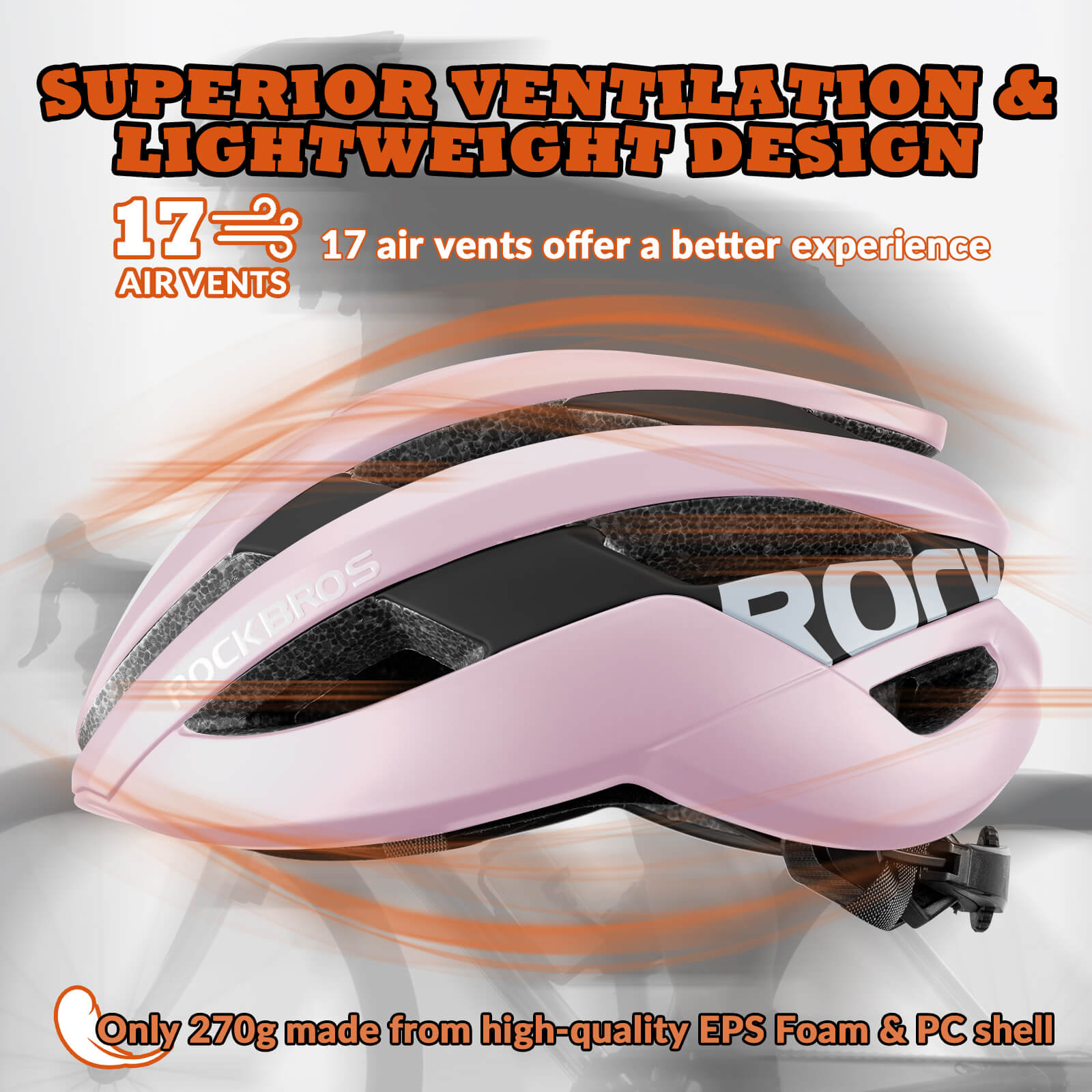 LK-12 Flowing Light Cycling Bike Helmet