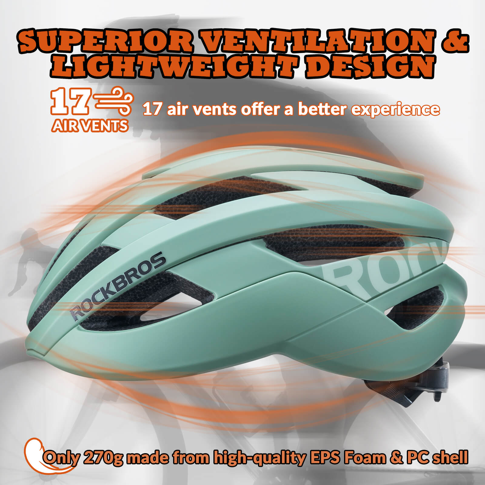 LK-12 Flowing Light Cycling Bike Helmet