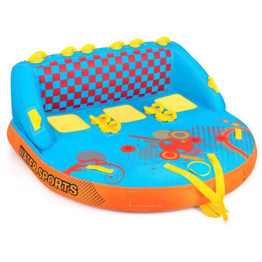 3 Rider Towable Tube Boating Sofa Water Sport Pull Tube